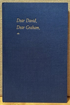 Item #901815 Dear David, Dear Graham, a bibliophilic correspondence. Graham Greene, David Low