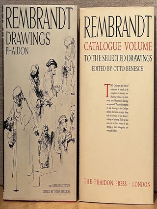 Item #901912 Rembrandt Selected Drawings & A Catalogue of Rembrandt's Selected Drawings - Two...
