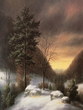 Snow Toward Evening: A Year in a River Valley / Nature Poems Selected by Josette Frank (Signed)