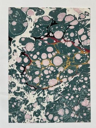 The Principal Antique Patterns of Marbled Paper Made and Described by Anne Chambers