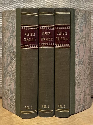 Tragedie di Vittorio Alfieri, 3 Volume Set