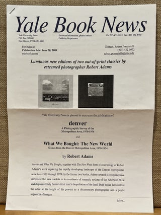 denver: A Photographic Survey of the Metropolitan Area, 1970-1974