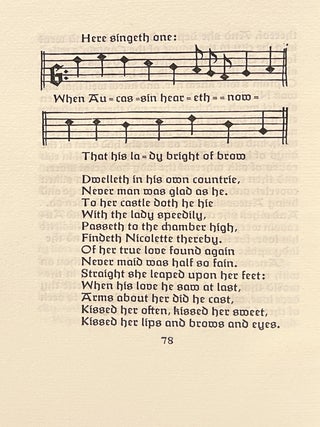 The Song-Story of Aucassin & Nicolette (Signed)