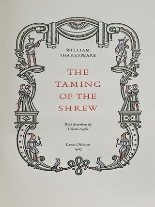 Item #902434 The Taming of the Shrew. William Shakespeare