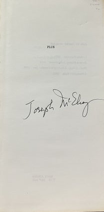 Plus - Uncorrected Proof Copy (Signed)