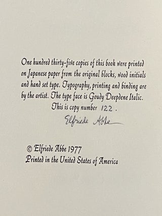 The Creation: Lines from the Old Testament and from Paradise Lost by John Milton as told to Adam by the Archangel Raphael (Signed)