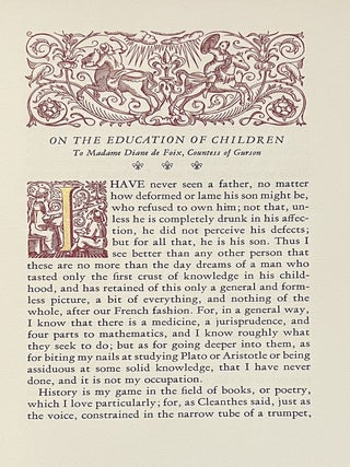Essays of Montaigne