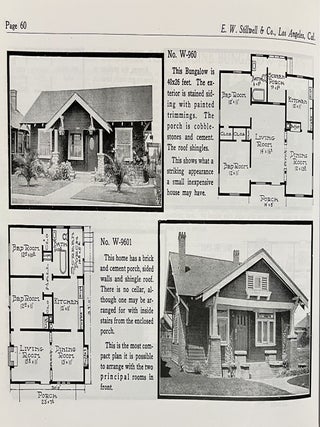 West Coast Bungalows of the 1920s, With Photographs and Floor Plans