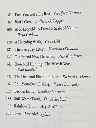 The Orvis Anthology: The C. F. Orvis Outdoor Writing Awards