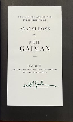 Anansi Boys (Signed)