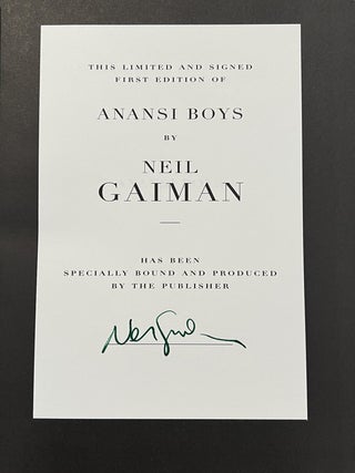 Anansi Boys (Signed)