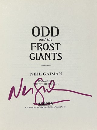 Odd and the Frost Giants (Signed)