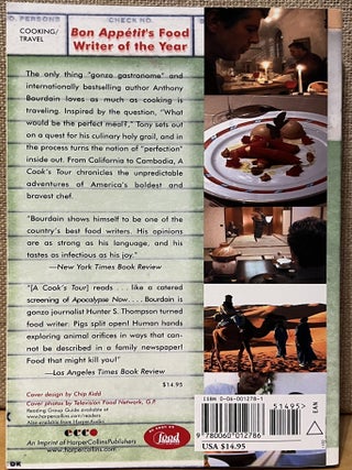 A Cook's Tour: Global Adventures in Extreme Cuisines (Signed)