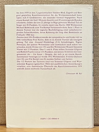 Kandidatenturnier zur Schachweltmeisterschaft: Bled - Zagreb - Beograd 1959