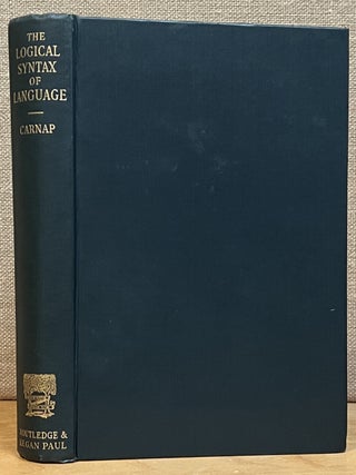 Item #902783 The Logical Syntax of Language. Rudolf Carnap